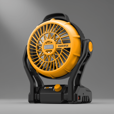 Supply Master Coofix 9" 20V Portable Cordless Electric Fan with LED Light Without Battery & Charger - 27420
