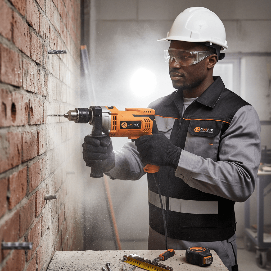 Supply Master Coofix Electric Impact Drill 710W with 0–3,000 RPM Variable Speed - 27308