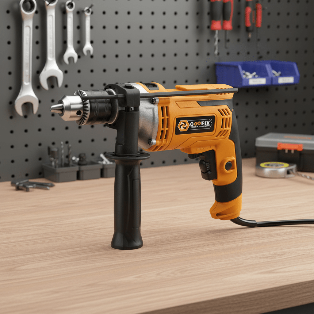 Supply Master Coofix Electric Impact Drill 710W with 0–3,000 RPM Variable Speed - 27308