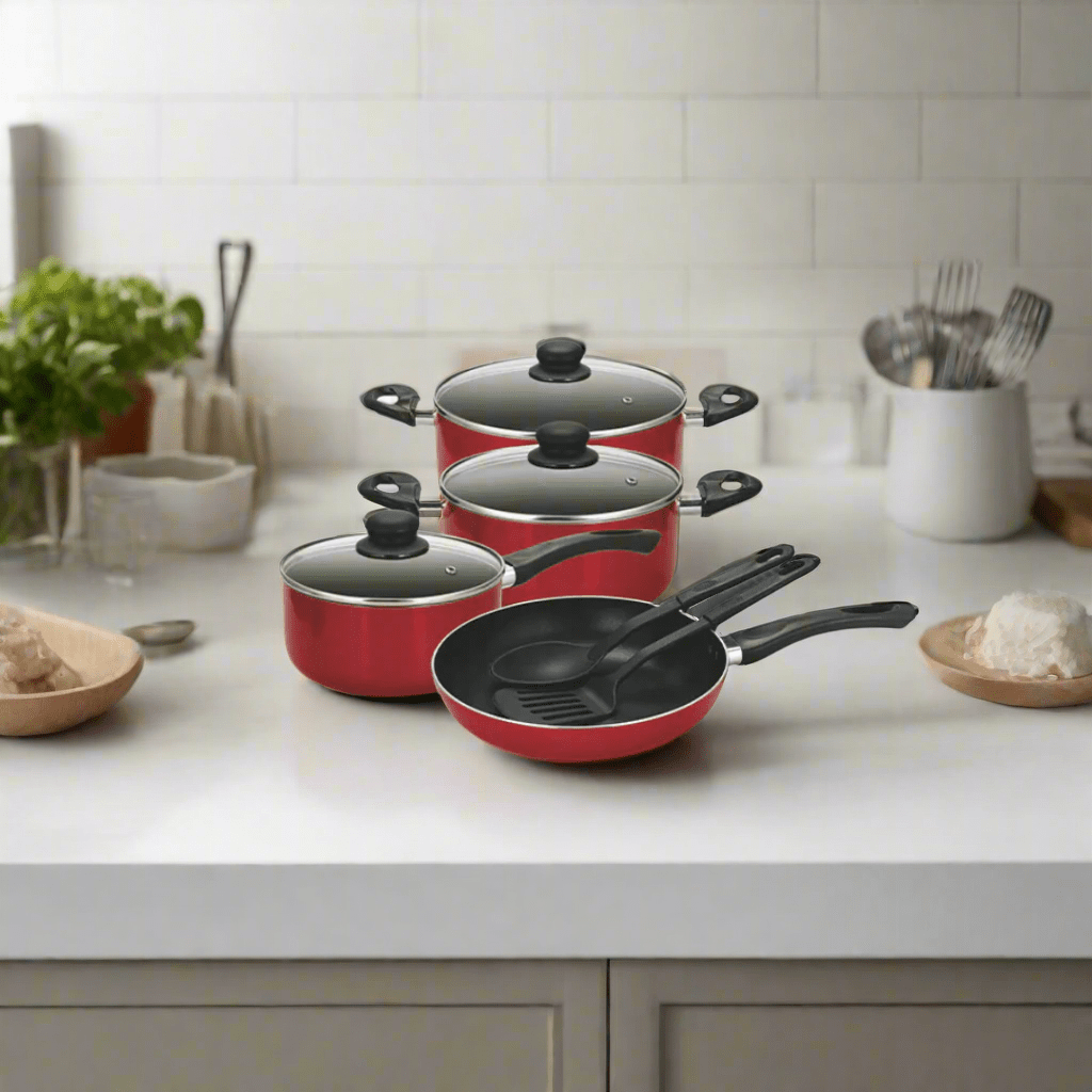 Decakila Cookware & Bakeware Decakila 11 Pieces Non-Stick Cookware Set - KMEP006B