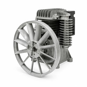 GGA GR.B5900B replacement compressor pump with large flywheel and finned compression body on a white background.