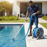 Supply Master Glong 1.5" Swimming Pool Hose Reel with 13m Hose - GL3684