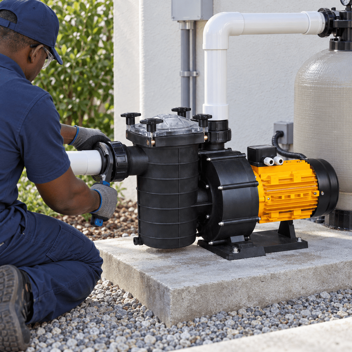 Supply Master Glong 5.5HP Swimming Pool Pump with Integrated Pre-Filter - FCP-4000A