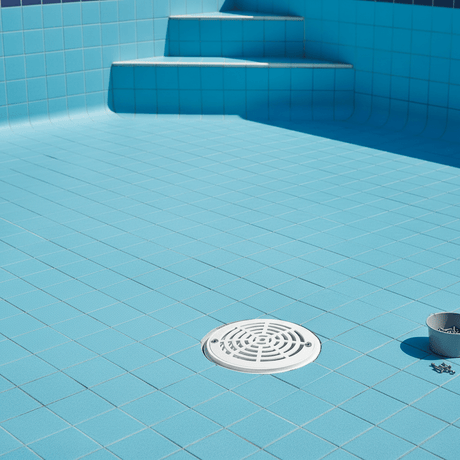 Supply Master Glong 8" Round Plastic Swimming Pool Main Drain - GL-SP-1030