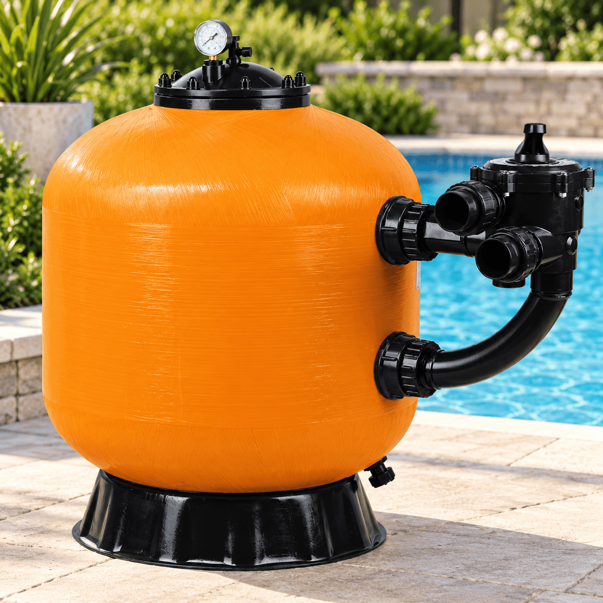 Supply Master Glong Fibreglass Side-Mount Swimming Pool Sand Filter | FB Series