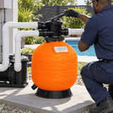 Supply Master Glong High-Density Polyethylene Top-Mount Swimming Pool Sand Filter | PW Series