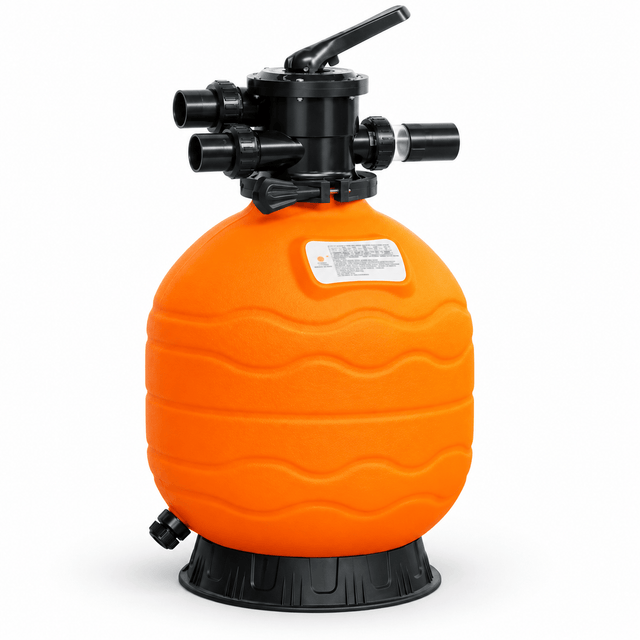 Supply Master Glong High-Density Polyethylene Top-Mount Swimming Pool Sand Filter | PW Series
