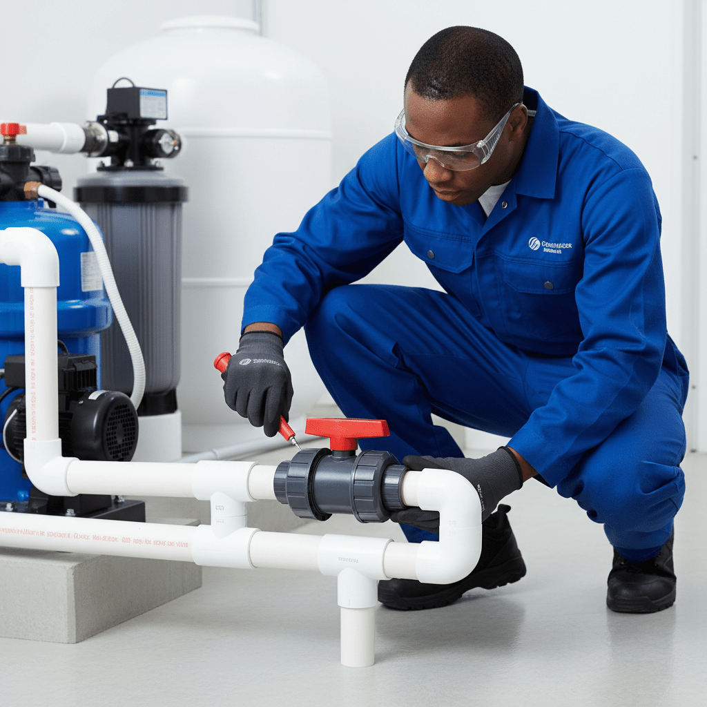 Supply Master Glong PVC True Union Ball Valve 50mm - DUBV-50MM