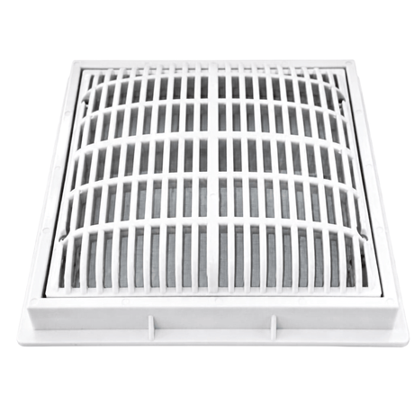 Supply Master Glong Square Anti-Vortex Swimming Pool Main Drain | 9x9" & 12x12"