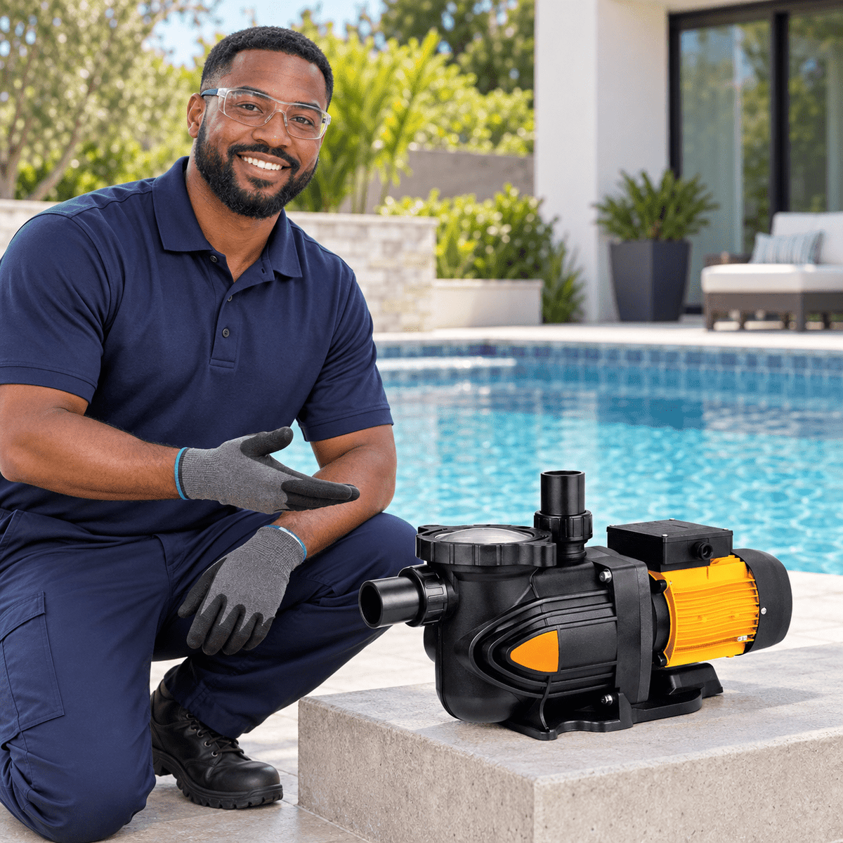 Supply Master Glong Swimming Pool Pump with Integrated Pre-Filter | PPB50 Series