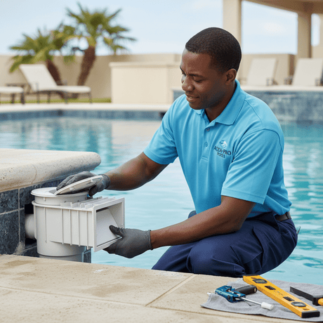 Supply Master Glong White Plastic Swimming Pool Skimmer Assembly - GL00252C