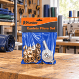 Supply Master Hunter 1/2" 30 Piece Eyelet & Grommet Pliers Kit - PTG-1/2