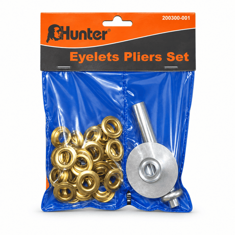 Supply Master Hunter 1/2" 30 Piece Eyelet & Grommet Pliers Kit - PTG-1/2