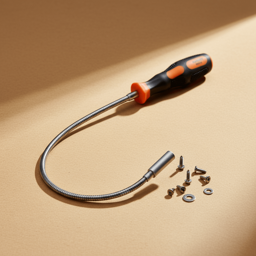 Supply Master Hunter 600mm Flexible Magnetic Pickup Tool with 1.8kg Lifting Capacity - 21-999-35