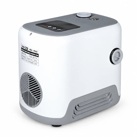 LuckyPro IVP white variable-frequency water pump shown in a centred three-quarter studio view.