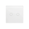 Supply Master Smart Wi-Fi 2-Gang Touch Light Switch – Voice & App Control | White | DZ