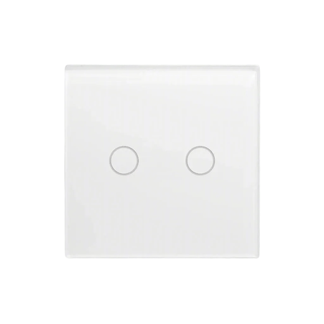 Supply Master Smart Wi-Fi 2-Gang Touch Light Switch – Voice & App Control | White | DZ