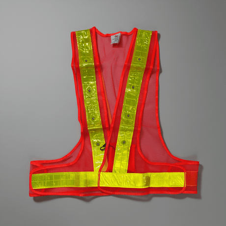 Supply Master Tera 120g Orange LED Reflective Safety Vest - 21072102