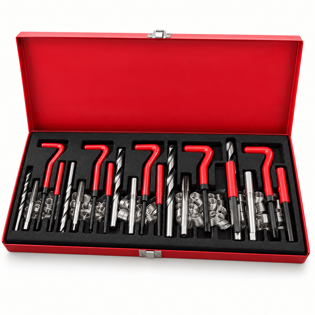 Supply Master Tera 131-Piece Metric Thread Repair Kit M5 to M12 - H132431