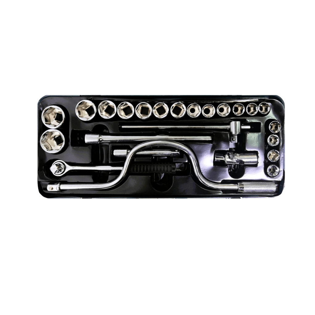 Supply Master Tera 24-Piece 1/2" Drive Metric Socket Wrench Set 10-32mm - CT021825-24PCS