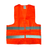 Supply Master Tera 2XL High-Visibility Reflective Safety Vest with Zipper | Yellow & Orange