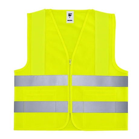 Supply Master Tera 2XL High-Visibility Reflective Safety Vest with Zipper | Yellow & Orange