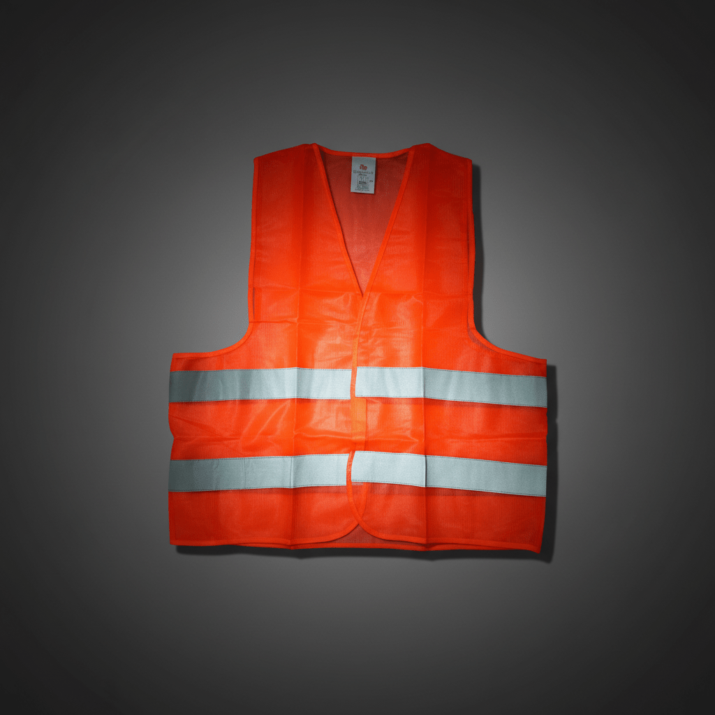 Supply Master Tera 2XL High-Visibility Reflective Safety Vest with Velcro Closure | Yellow & Orange