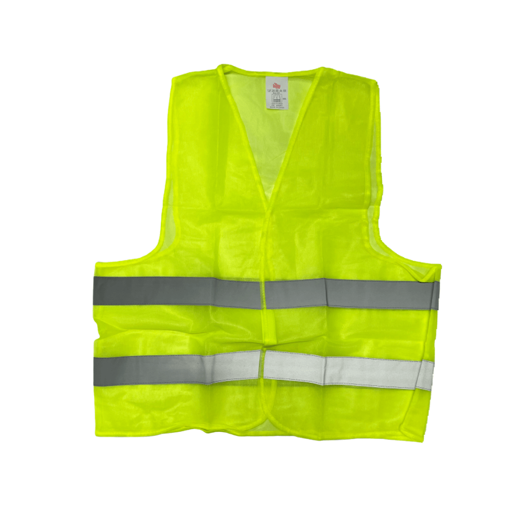 Supply Master Tera 2XL High-Visibility Reflective Safety Vest with Velcro Closure | Yellow & Orange