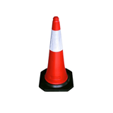 Supply Master Tera 75cm Fixed Traffic Safety Cone with Rubber Base - 21110104