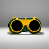 Supply Master Tera Flip-Up Welding Goggles with Green Lenses - 210443-LQ