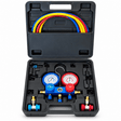 Supply Master Tera HVAC Manifold Gauge Set with Charging Hoses & Quick Couplers - H36060801