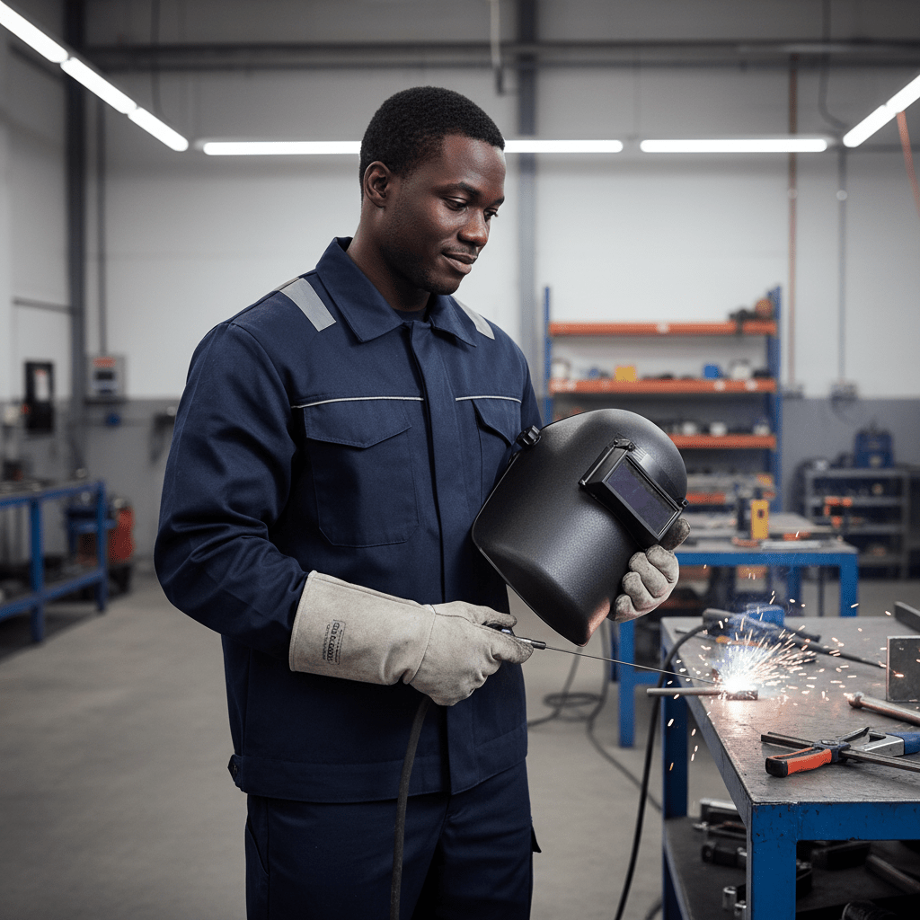 Supply Master Tera Handheld Welding Mask with 90 × 110mm Viewing Area - 2103031