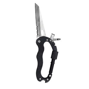 Supply Master Tera Multipurpose Folding Utility Knife with Carabiner-Style Handle - H095163