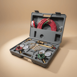 Supply Master Tera Oxy-Fuel Welding & Cutting Torch Kit with Regulators, Hose & Accessories - H360602