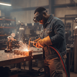 Supply Master Tera Oxy-Fuel Welding & Cutting Torch Kit with Regulators, Hose & Accessories - H360602