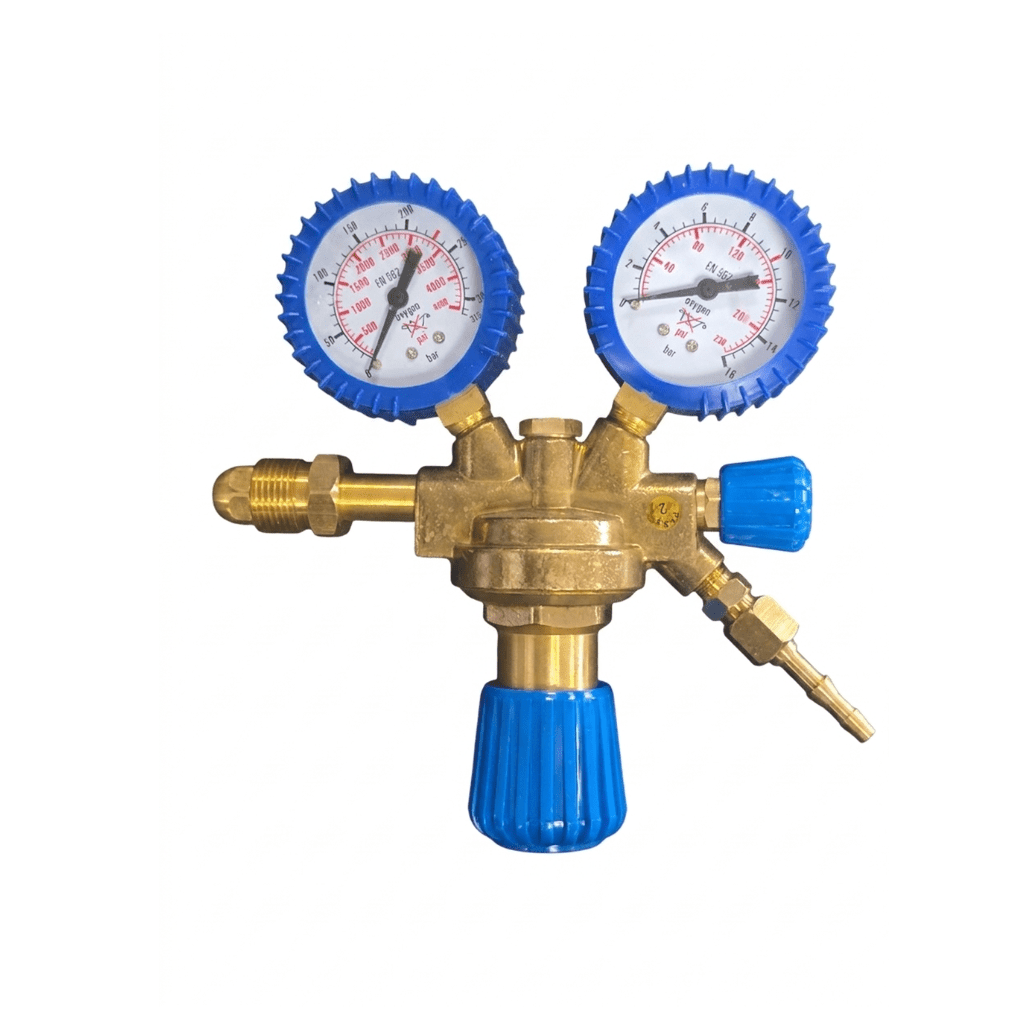 Supply Master Tera Oxygen Pressure Regulator with Dual Gauges - H360611