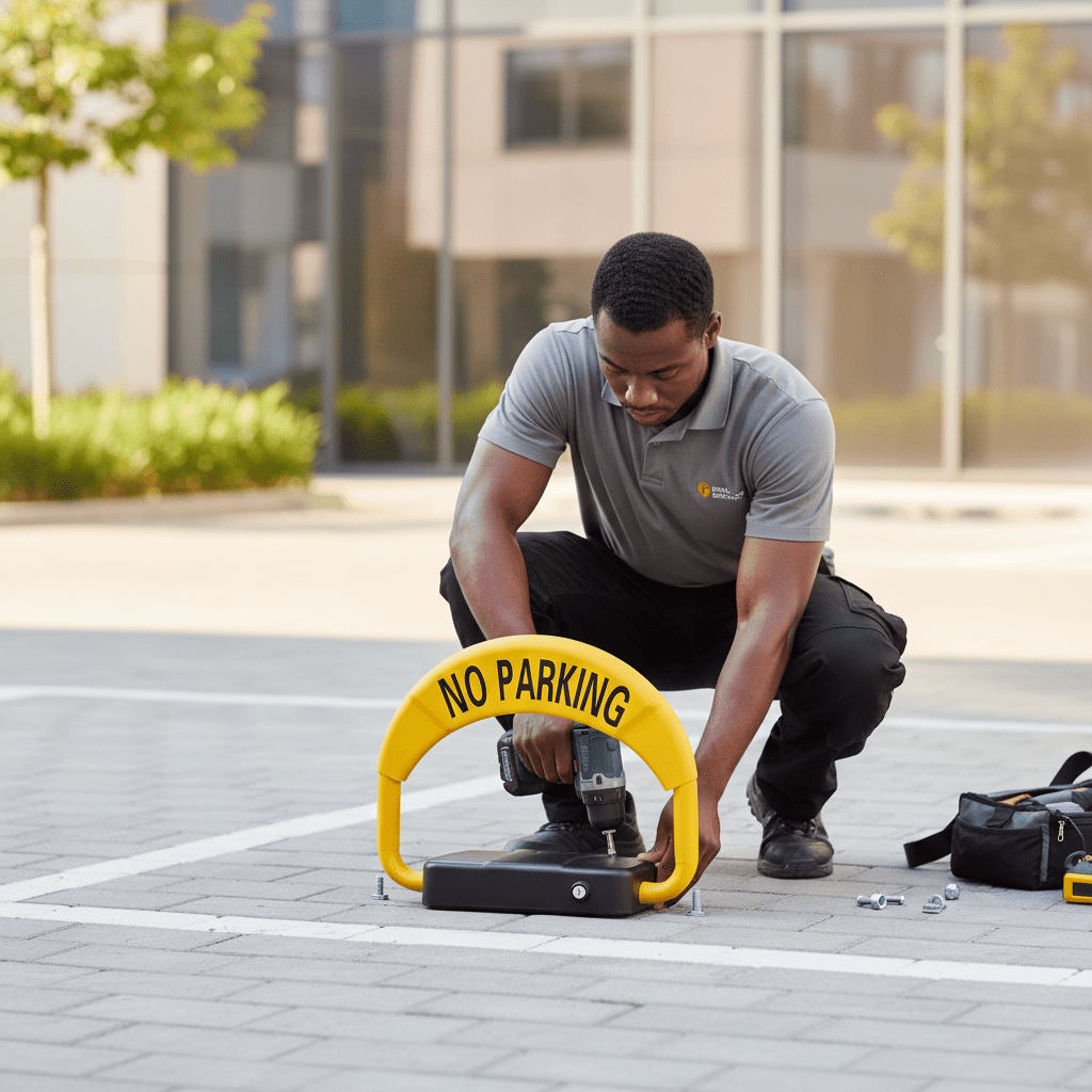 Supply Master Tera Remote-Controlled Automatic Parking Space Lock 430 x 440 x 86mm - 211761