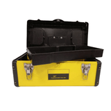 Supply Master Tera Steel Tool Box with Removable Tray & Metal Latches | 14", 17" & 19"