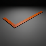 Supply Master Tera Steel Try Square with Orange Finish | 20" & 24"