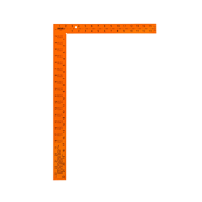 Supply Master Tera Steel Try Square with Orange Finish | 20" & 24"