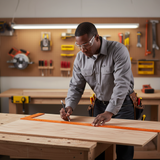 Supply Master Tera Steel Try Square with Orange Finish | 20" & 24"