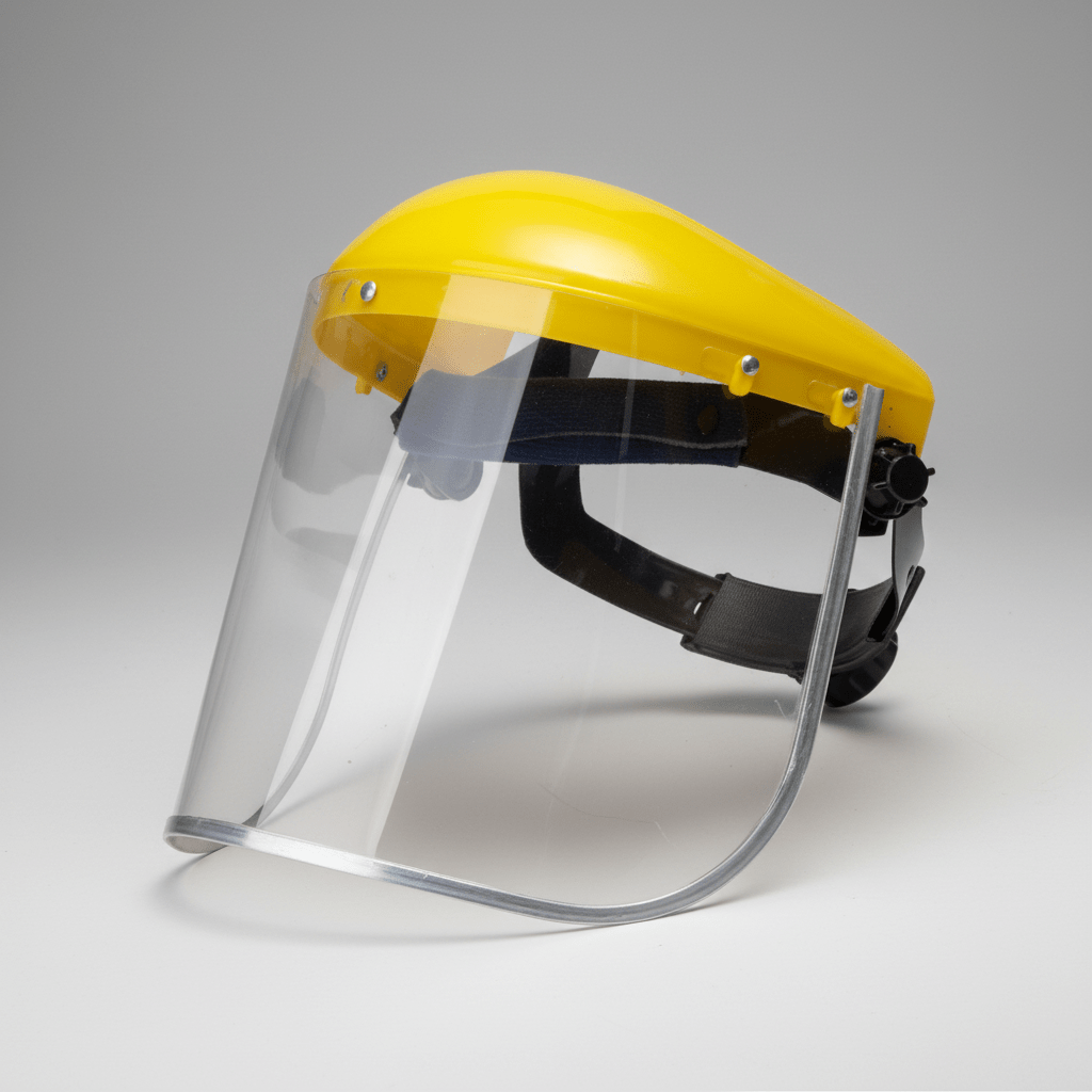 Supply Master Tera Transparent Face Shield with Adjustable Headgear - 210234