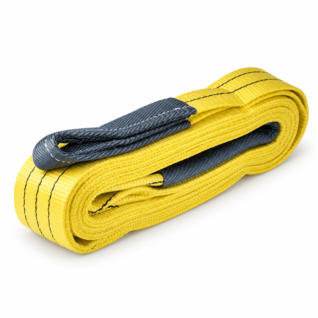 Supply Master Tera WS Series Heavy-Duty Flat Webbing Lifting Sling with Reinforced Eyes | 3T-12T