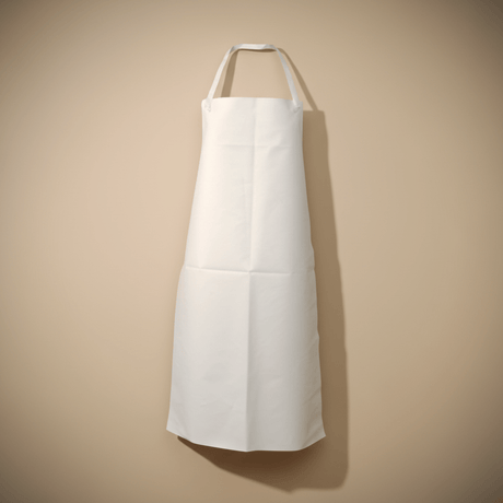 Supply Master Tera White PVC Protective Apron 80 × 110cm - TERA-1722011