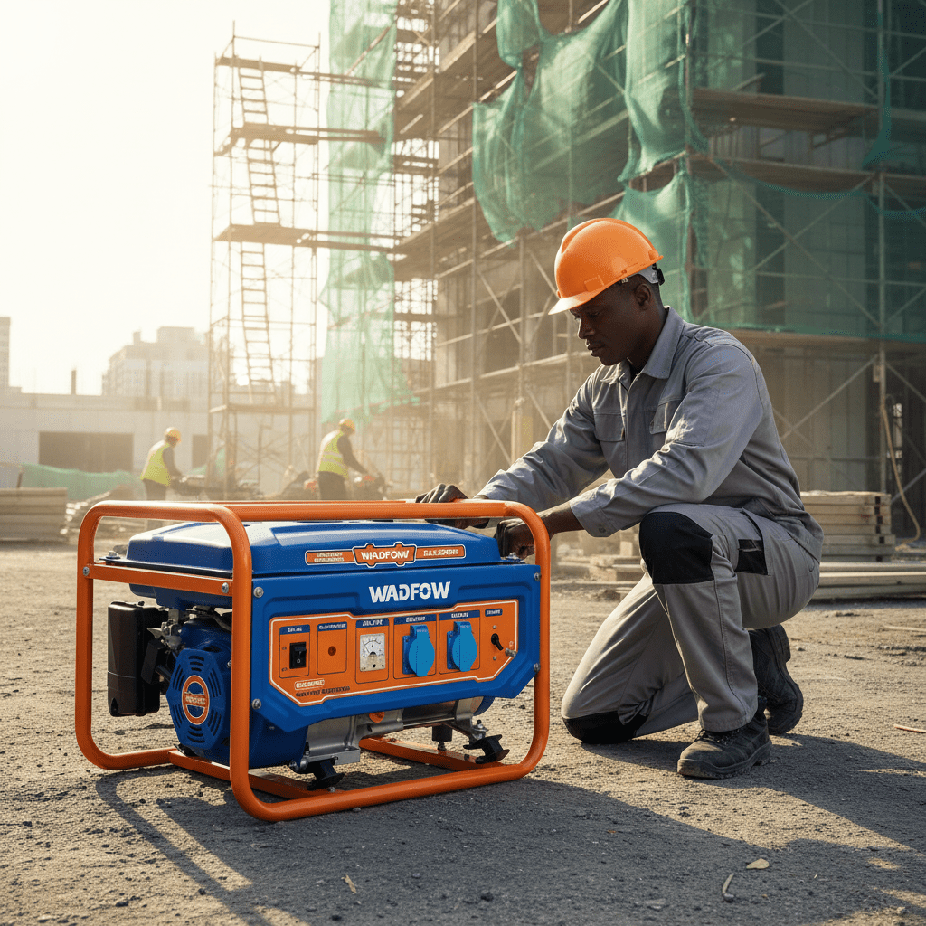 Supply Master Wadfow 2.8kW Gasoline Generator with Electric + Recoil Start & 15L Fuel Tank - WGEAA056D