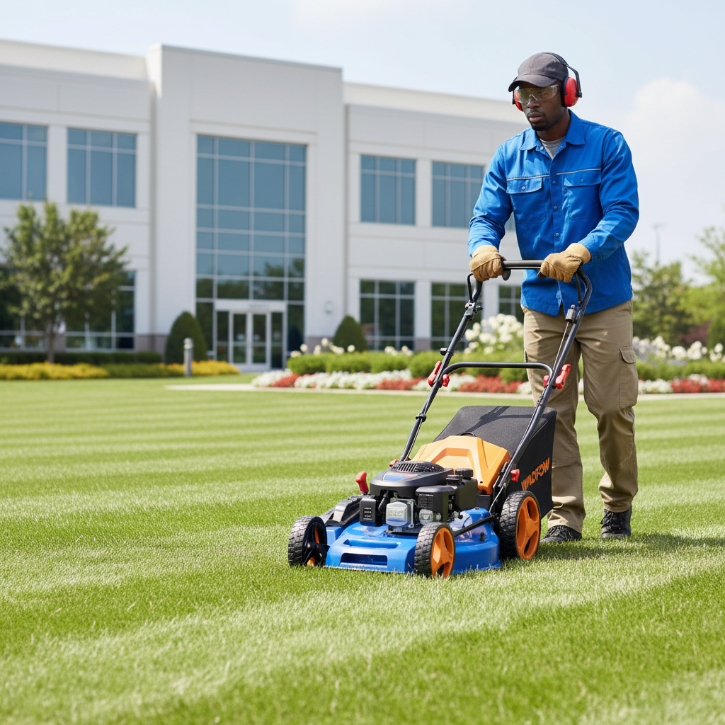 Wadfow 20" 4-in-1 Gasoline Lawn Mower 173cc 4HP with 510mm Cutting Width - WGM6A20