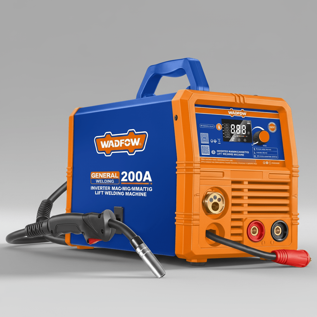 Supply Master Wadfow 200A Multiprocess MIG/MMA/Lift TIG Welding Machine - WGTM1A20
