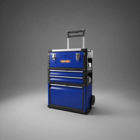 Supply Master Wadfow 3-Piece Modular Trolley Toolbox with Drawers - WTB6A72