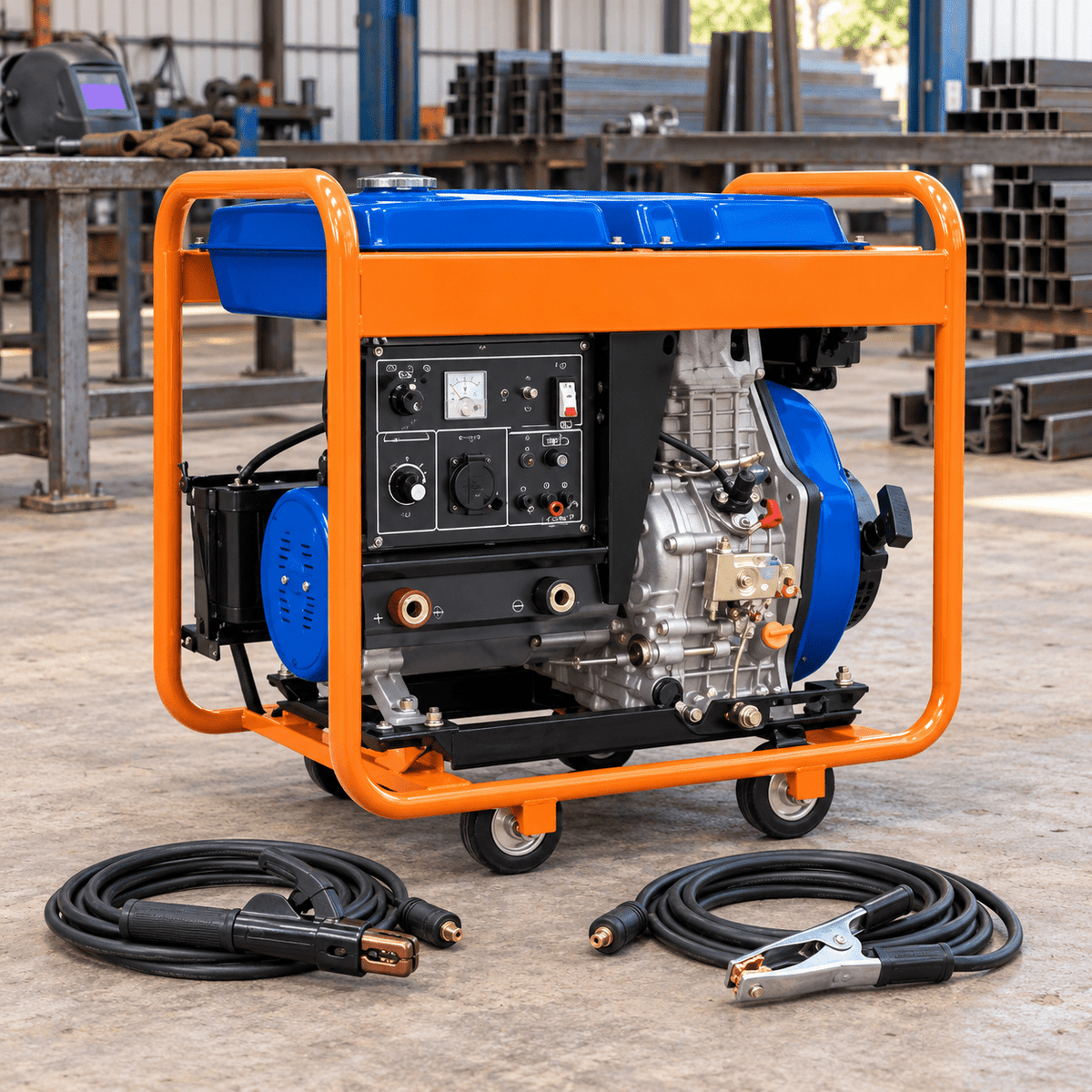 Supply Master Wadfow 5.2kW Diesel Welder Generator with 60-220A Welding Output - WDGWA220