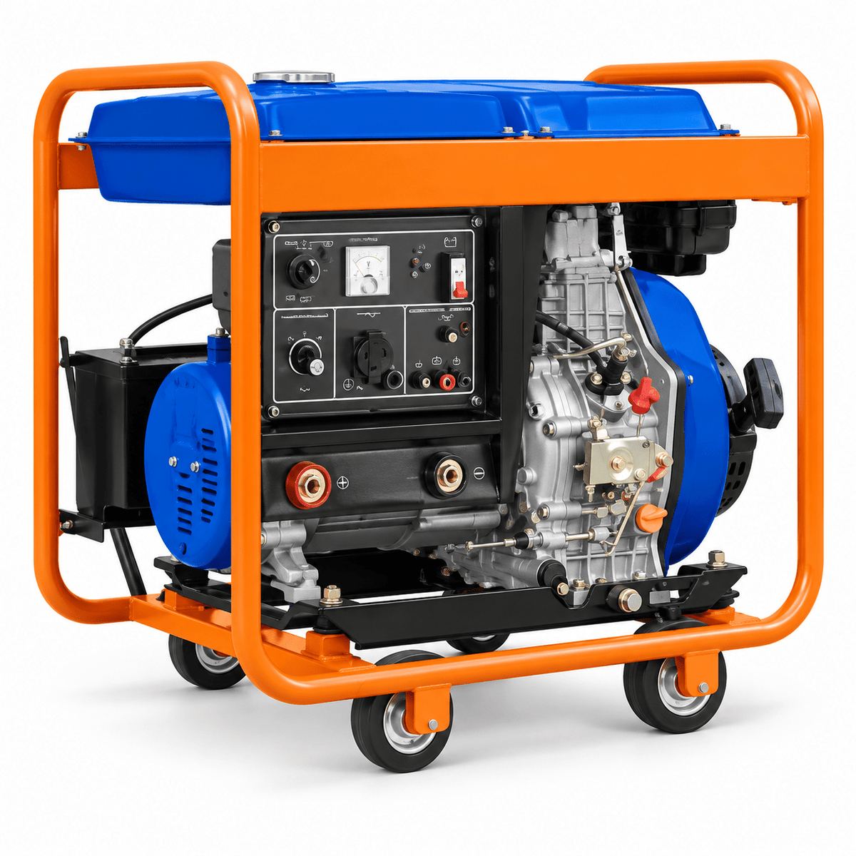 Supply Master Wadfow 5.2kW Diesel Welder Generator with 60-220A Welding Output - WDGWA220